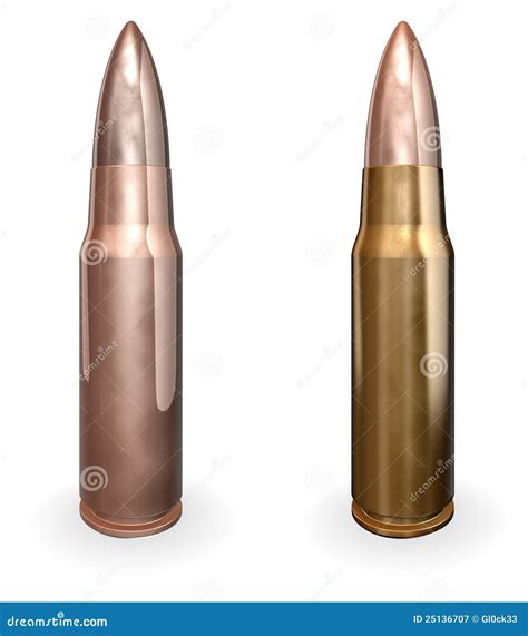 Two Bullet Stock Illustration Illustration Of Objects 25136707