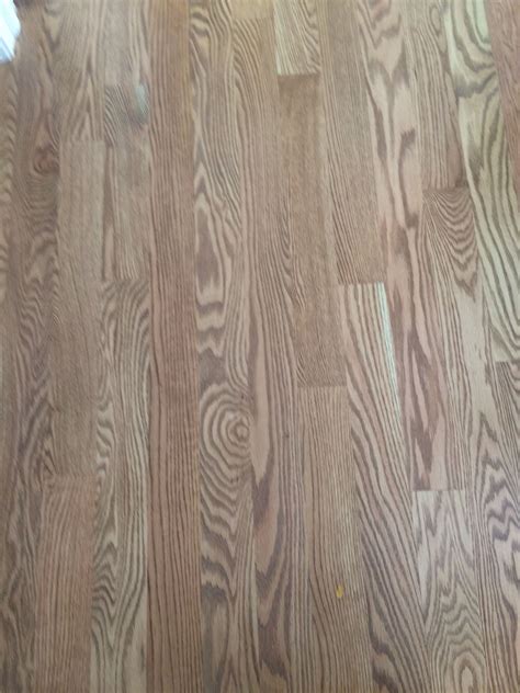 Red Oak Hardwood With Weathered Oak Stain Minwax And Satin Oil Finish