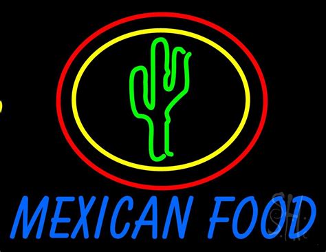 Understanding the water requirements of your cactus is important. Blue Mexican Food With Cactus Logo Neon Sign | Restaurant ...