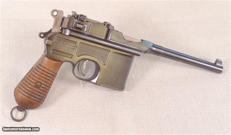 Mauser C96 1930 Commercial Broomhandle Pistol In 30 Mauser Caliber