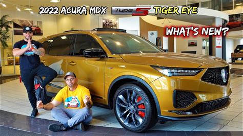 2022 Acura Mdx Type S Tiger Eye Whats New About It Youtube