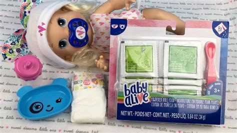 Feeding And Changing Baby Alive Babys Got New Teeth Doll Talia Youtube