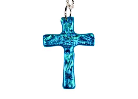 Turquoise Cross Necklace Cross Pendant Christian Jewelry Etsy