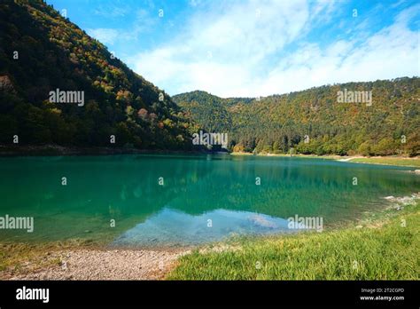 Bolu Turkey October 15 2023 View Of Suluklu Lake Natural Park Which