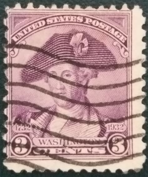 Born in 3 jun 1891 and died in 22 feb 1977 , tennessee george washington stamps 3 Cents 1932 - George Washington, US Presidents - George ...