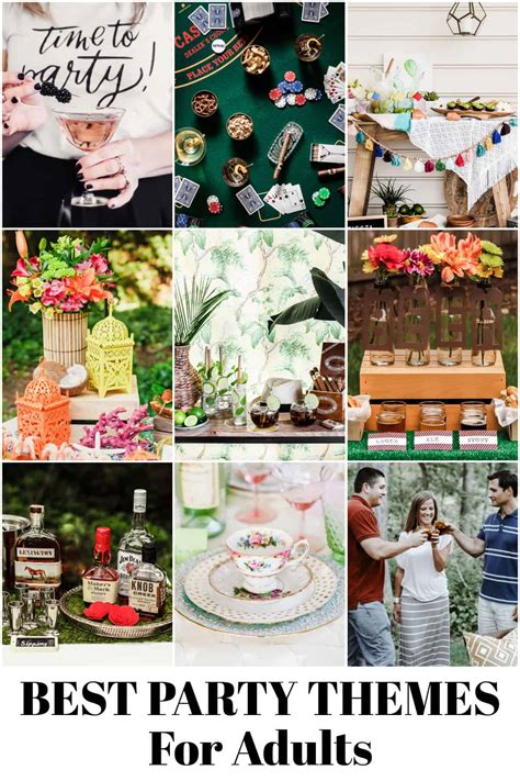 225 Awesome Party Themes For Adults The Ultimate List Simplify Create