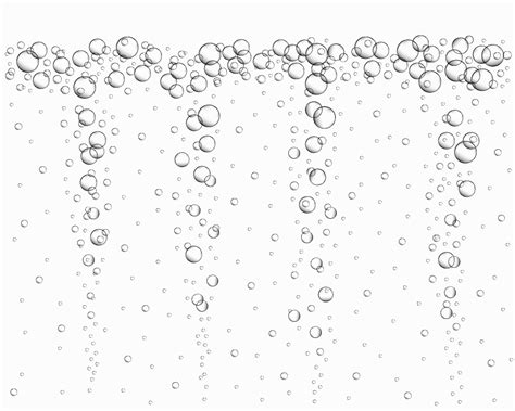 Underwater Air Bubbles Background Fizzy Drink Carbonated Water Soda