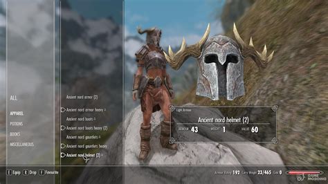 New Ancient Nord Armor For CBBE For TES V Skyrim