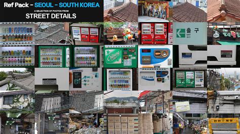 Artstation Seoul South Korea Reference Pack Resources