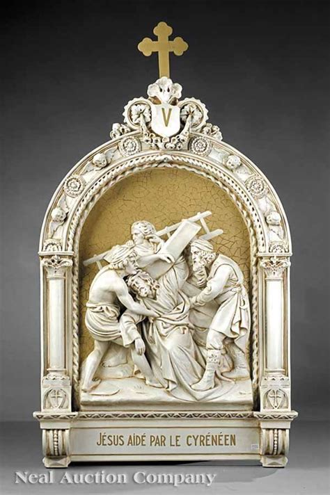 193 Two French Plaster Bas Relief Sculptures Lot 193