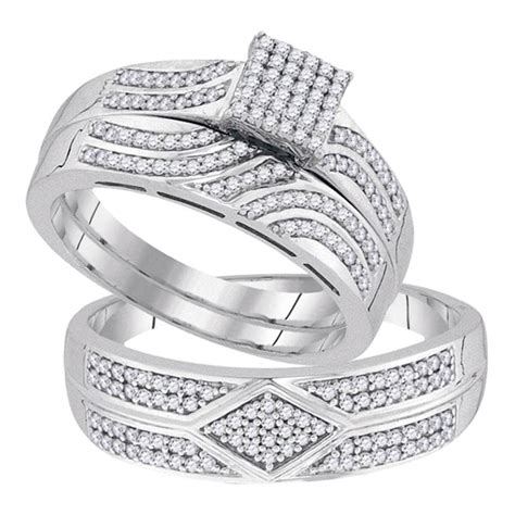 10kt White Gold Wedding Band Set At Walmart ~ 30 Unique Design Ideas To Create Your Day
