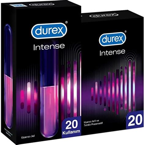 Durex Intense 20li Uyarıcı Jelli Ve Tırtıklı Prezervatif Fiyatı