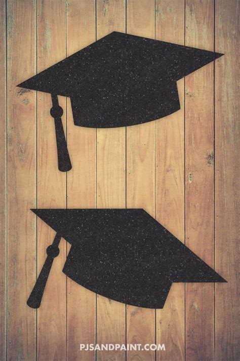 Free Printable Graduation Cap Template 2 Sizes Diy Graduation Cap