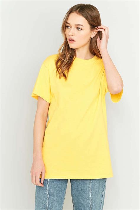 Bdg Plain Yellow T Shirt