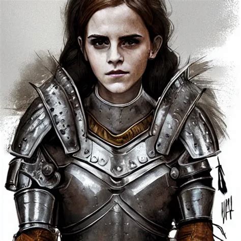 Emma Watson Wearing Medieval Suit Of Armor Stable Diffusion Openart