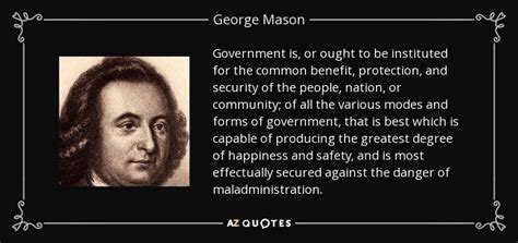 Read, share and like freedom quotes from james madison, there are 2 freedom quotes from this author available in our database. George Mason quote: Government is, or ought to be ...