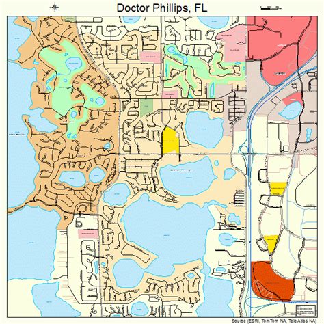 Dr Phillips Zip Code Map United States Map
