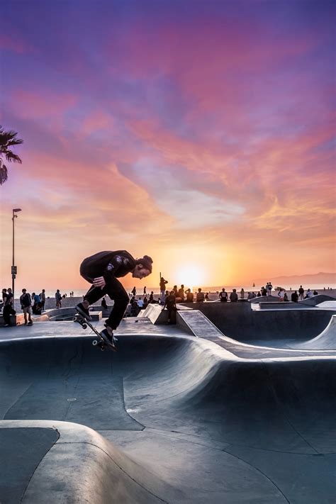 Aesthetic Skateboarding Sunset Wallpapers Wallpaper Cave