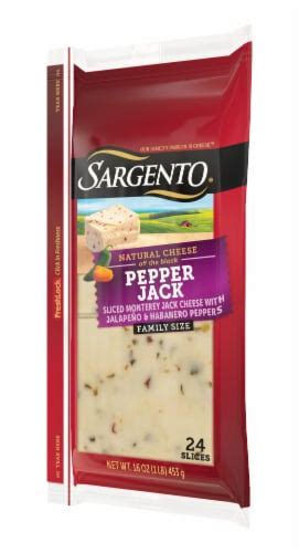 Sargento® Pepper Jack Sliced Cheese 24 Slices 16 Oz Kroger