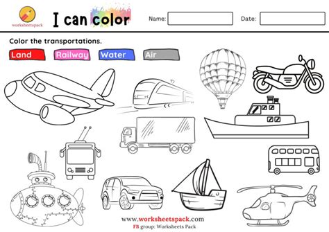 Printable coloring pages for kids-transportations - Printable and