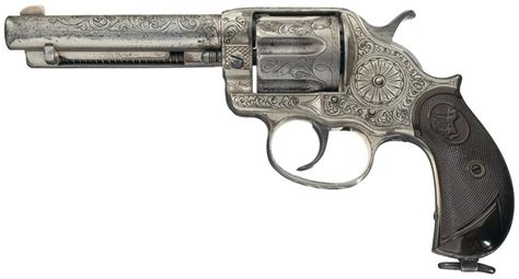 Custom Engraved Colt Model 1878 Frontier Double Action Revolver