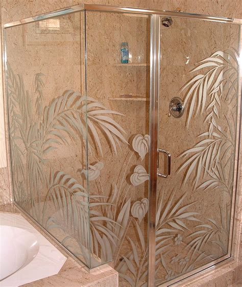 glass shower doors sans soucie art glass