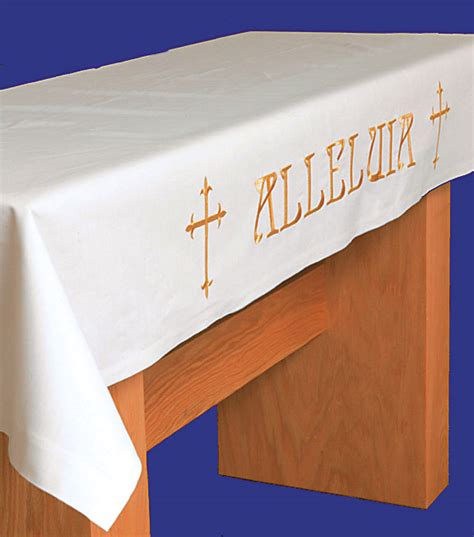 Communion Table Cloth Alleluia