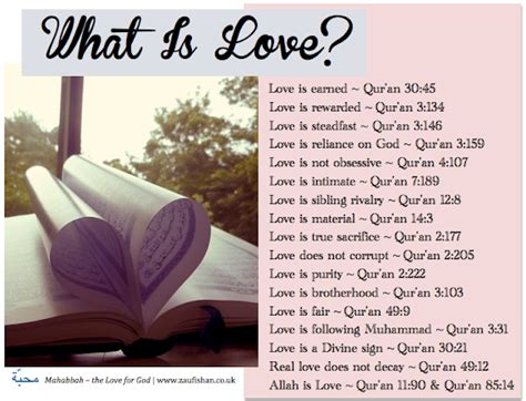 What Is Love According To The Quran Zaufishan