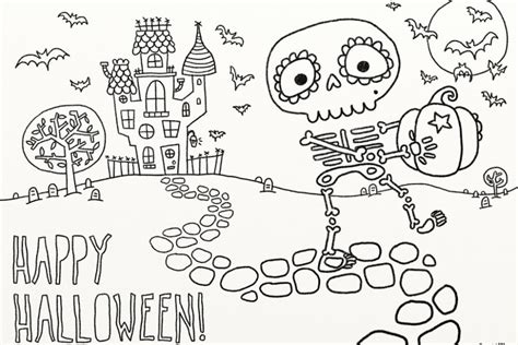 Is spiderman a part of halloween? Free Printable Skeleton Coloring Pages For Kids