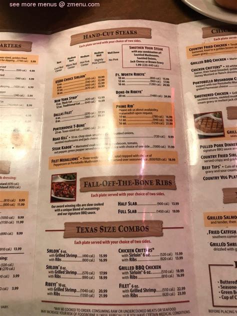 Online Menu Of Texas Roadhouse Restaurant Baton Rouge Louisiana