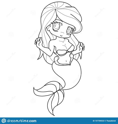 Anime Mermaid Pictures To Colour Colouring Mermaid