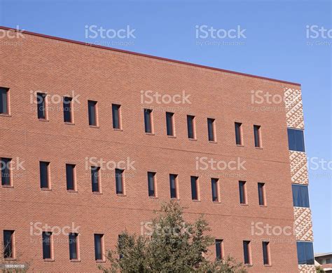 Red Brick Office Building Exterior Stock Photo Download Image Now
