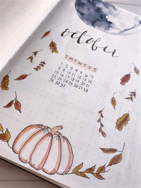 32 Cute October Bullet Journal Ideas To Get You In The Mood For Fall