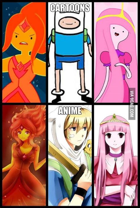 In japan, anime is the word used for all animation. To people who don't know the difference between cartoon ...