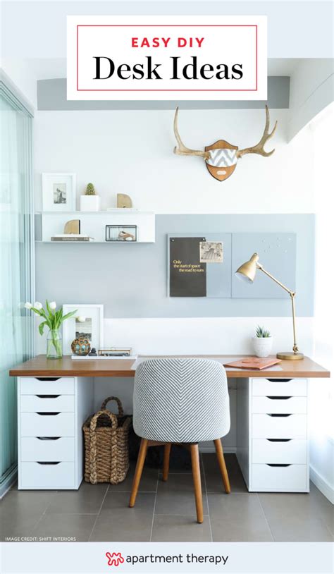 15 Diy Desk Ideas Easy And Cheap Ways To Make A Desk Apartment Therapy
