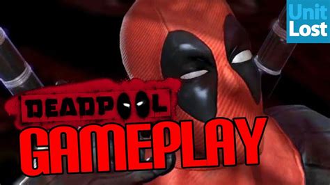 Deadpool Gameplay 360ps3pc First Look Youtube