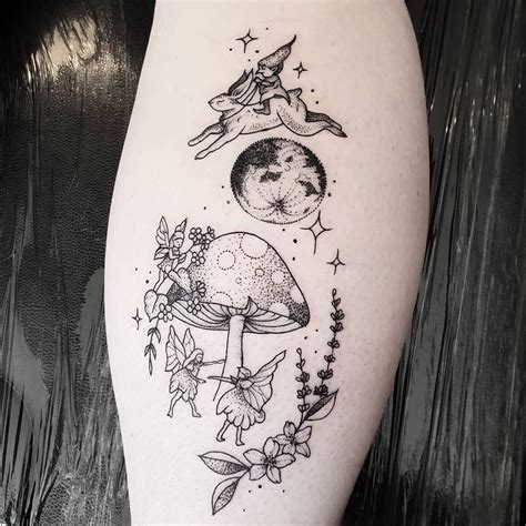 Pin By Brianna Hall On Tattoos Fairy Tattoo Sleeve Tattoos Mushroom