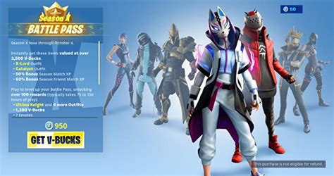 Fortnite Season 10 Battle Pass Skins And Map Adjustments Including