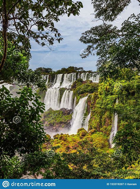 Waterfalls Iguazu stock image. Image of patagonia, spray ...