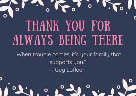 Thank You Messages For Family Support With Quotes Gone App