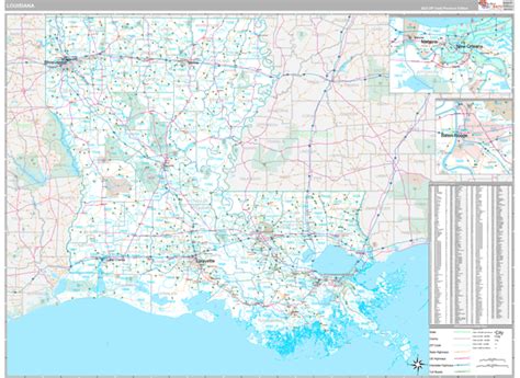 Louisiana Zip Code Maps
