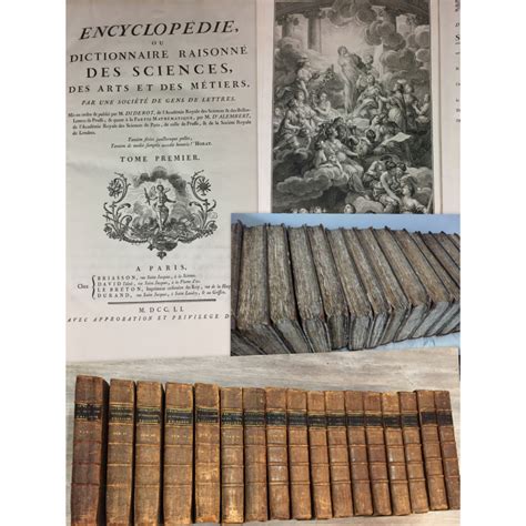 Diderot Encyclopédie Ou Dictionnaire Raisonné Des Sciences Les 17 Vol