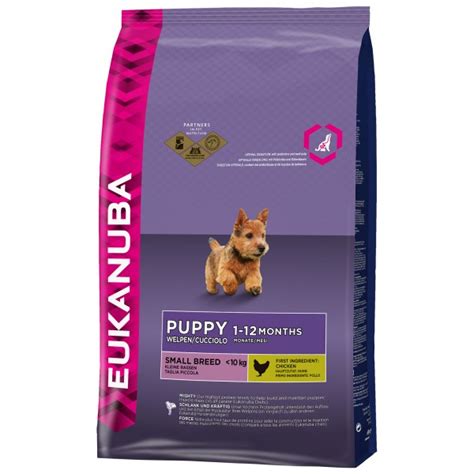 They both started (in our house) on eukanuba large breed puppy and aged into the dog food. Eukanuba Puppy Smallbreed kip Hondenvoer kopen?