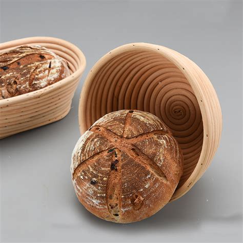 At your doorstep faster than ever. round banneton brotform rattan basket bread dough proofing ...