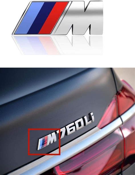 Genuine Bmw M Sport Emblem Logo Badge M Tech Chrome Universal Ebay