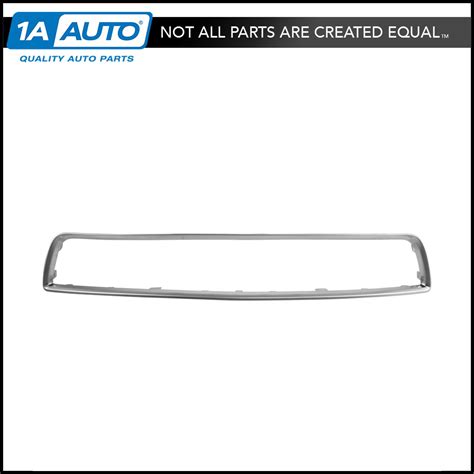 Lower Grille Molding Trim Satin Nickel Silver For Chevy Malibu And Maxx