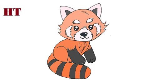 How To Draw A Cute Red Panda Step By Step