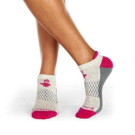 Bombas Bombas Womens Originals Ankle Socks Greypink Medium