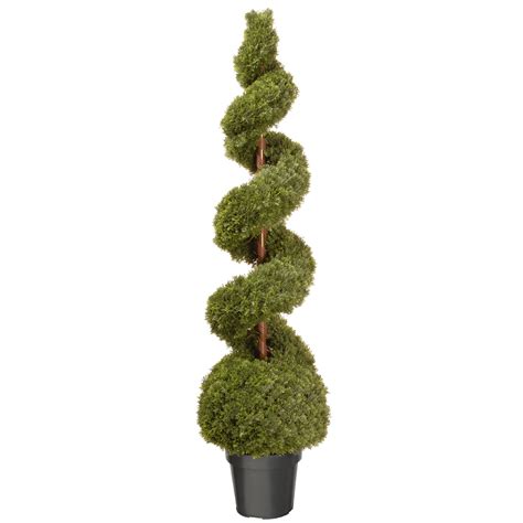National Tree Artificial Cedar Topiary Size60stylewith Ball In