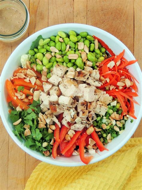 Refrigerate for 20 minutes or up to 24 hours (the longer it marinates, the better the flavor). Chopped Thai Chicken Salad | Bobbi's Kozy Kitchen